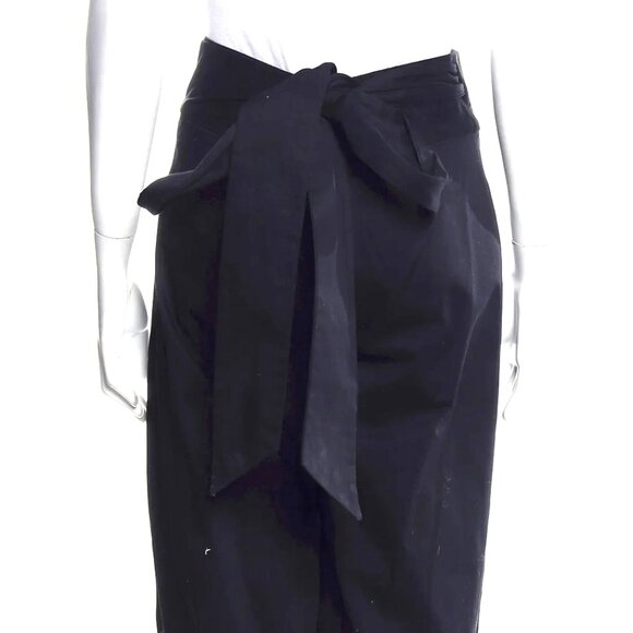 Alexis Janes Black Wide Leg Pants Joggers Belted Harem High Rise Extra Small XS - Picture 3 of 13